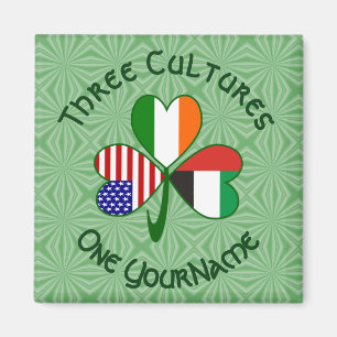 Imã Bandeiras Emirados Árabes Unidos Irlandês EUA Trev