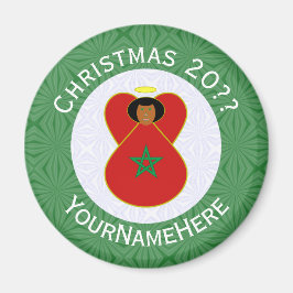 Imã Bandeja Anjo de Natal do Marrocos Personalizada