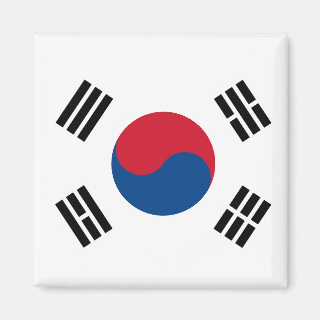 Imã Bandera de Corea del Sur (Frente)
