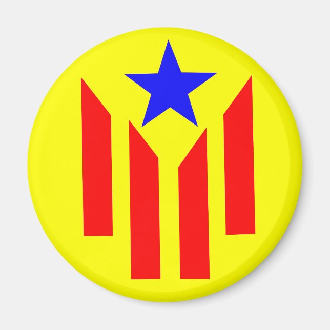 Imã Bandera Estelada Catalana (Frente)