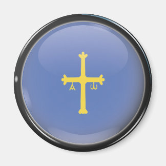 Imã Bandera y escudo de Asturias