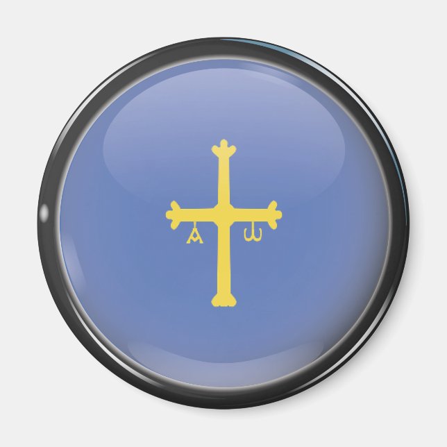 Imã Bandera y escudo de Asturias (Frente)