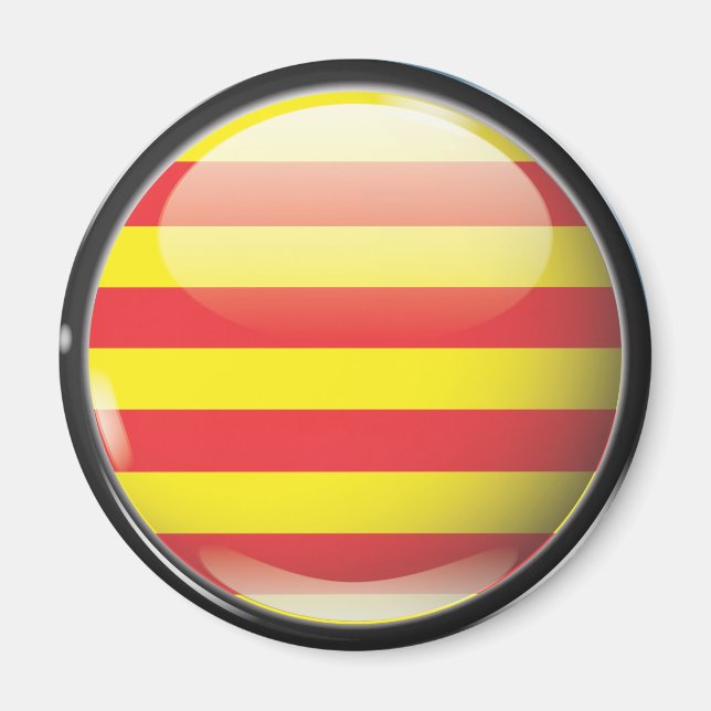 Imã Bandera y escudo de Cataluña (Frente)