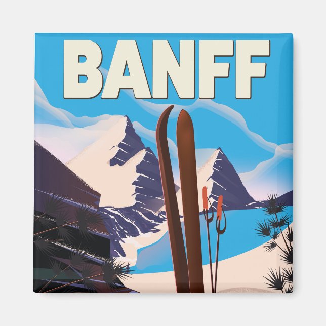 Imã Banff National Park, em Alberta, Canadá. (Frente)