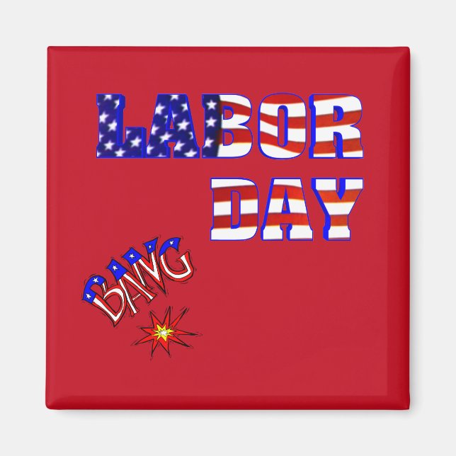 Imã Bang do Dia do Trabalhador - (Frente)