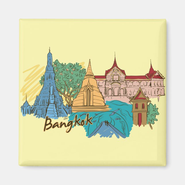 Imã Bangkok, Imagem da Cidade Familiar Mundial da Tail (Frente)