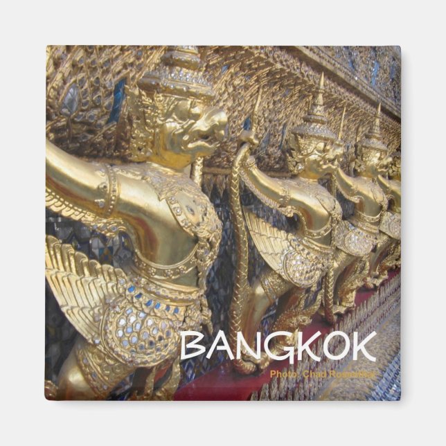 Imã Bangkok Tailândia Viagem Souvenir Magnet (Frente)