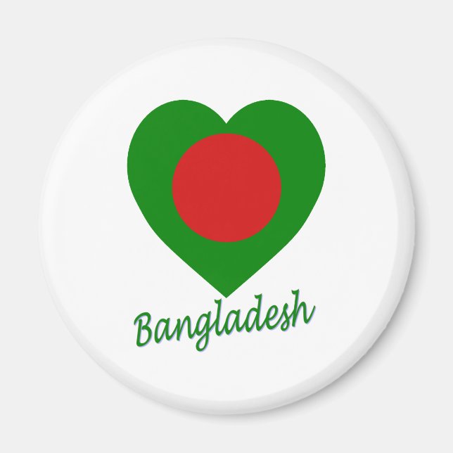 Imã Bangladesh Flag Heart (Frente)