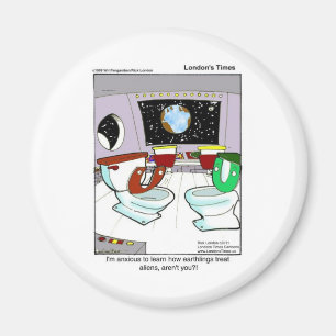 Imã Banheiras De Espaço Exterior Camisetas Engraçadas