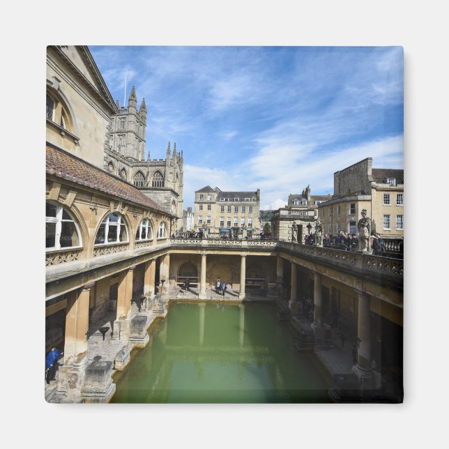 Imã Banheiras romanas em Bath na Inglaterra (Frente)