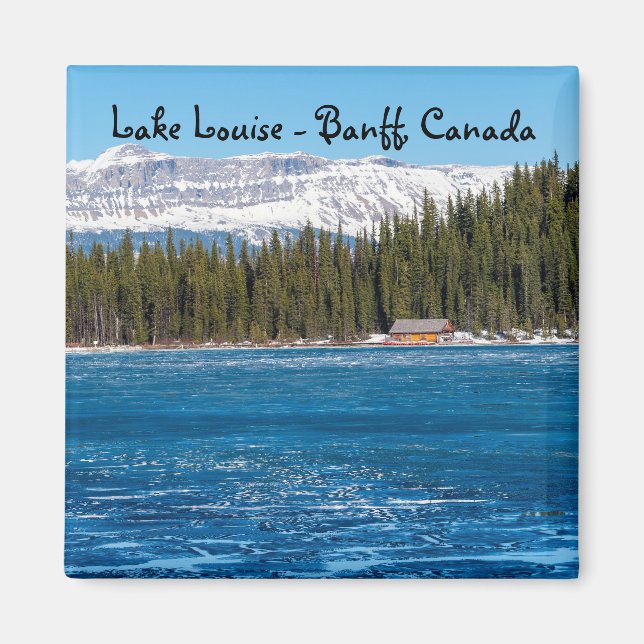 Imã Banheiro próximo ao Lago Louise - Banff, Canadá (Frente)