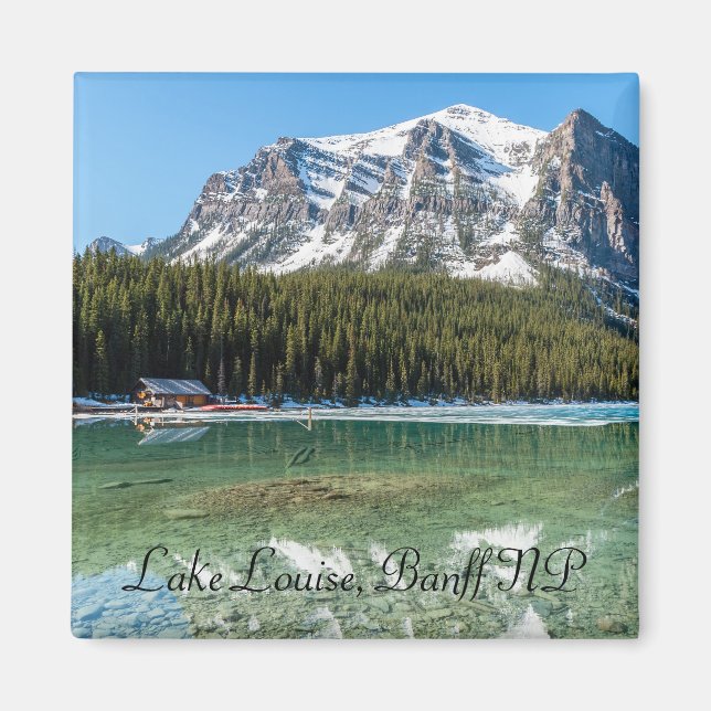 Imã Banheiro próximo ao Lago Louise - Banff, Canadá (Frente)