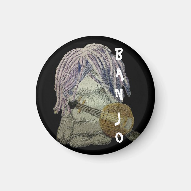 IMÃ BANJO BLACK MAGNET (Frente)