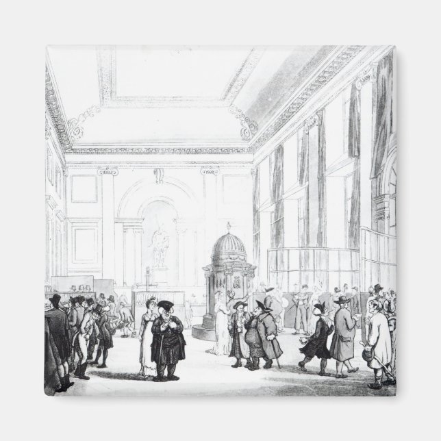 Imã Bank of England, Excelente Hall, de Ackermann (Frente)