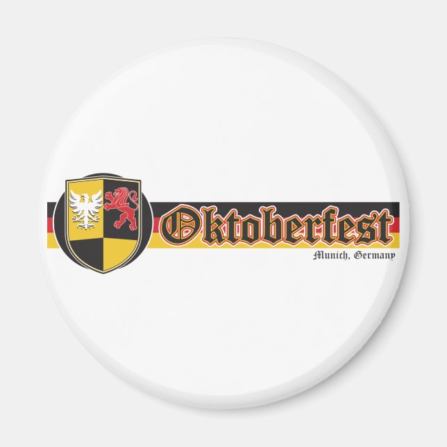 Imã Banner da Festa de Oktoberfest (Frente)
