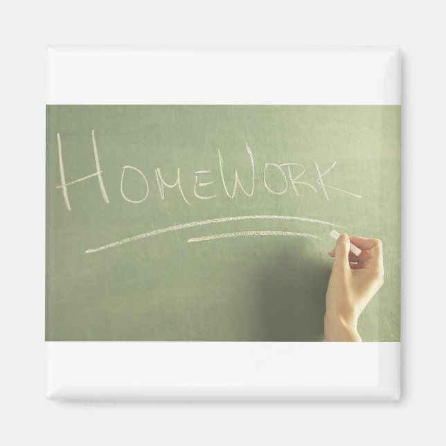 Imã Banner de Homework (Frente)