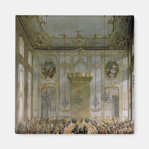 Imã Banquete da corte no grande Antechamber