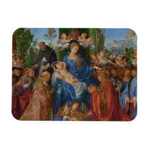 Ímã Banquete das festões do rosa, 1506 (óleo na