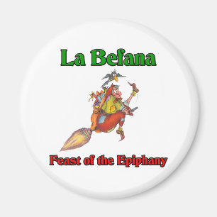 Imã Banquete de Befana do La (bruxa do Natal) do