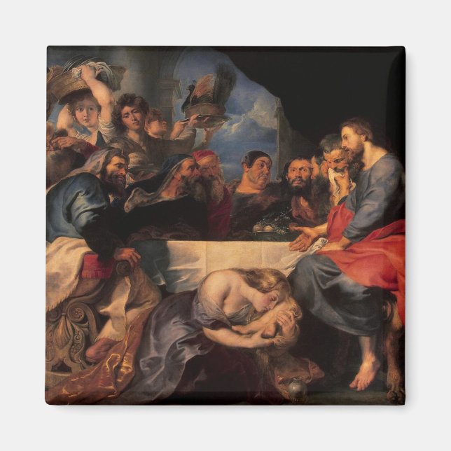 Imã Banquete na casa de Simon, o Farisee, c.1620 (Frente)