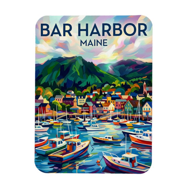 Ímã Bar Harbor EUA (Vertical)