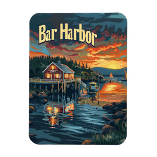 Ímã Bar Harbor Vintage