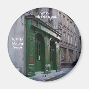 Imã Bar irlandês em St. Malo, France