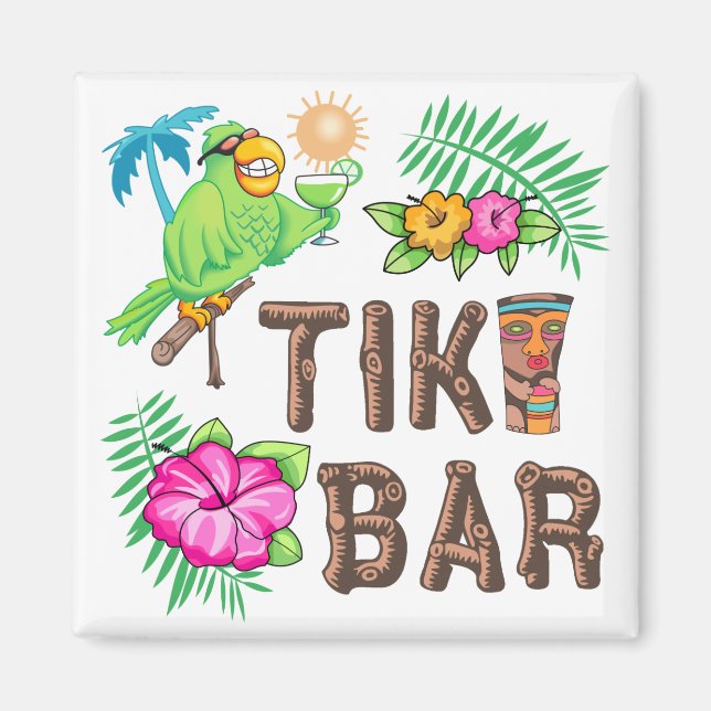 IMÃ BAR TROPICAL TIKI (Frente)