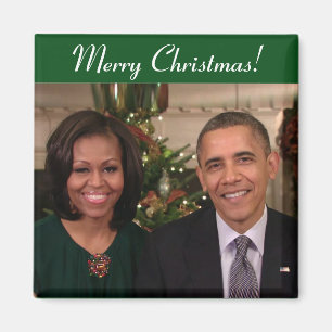 Imã Barack e Michelle 2012WA - Magnet