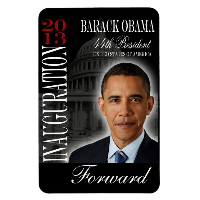 Ímã Barack Obama 2013 Inaguration Comemorative Magnet (Vertical)