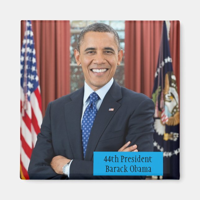 Imã Barack Obama 44 do Presidente Magnet (Frente)
