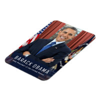 Barack Obama 44, EUA - Fotografia Magnet
