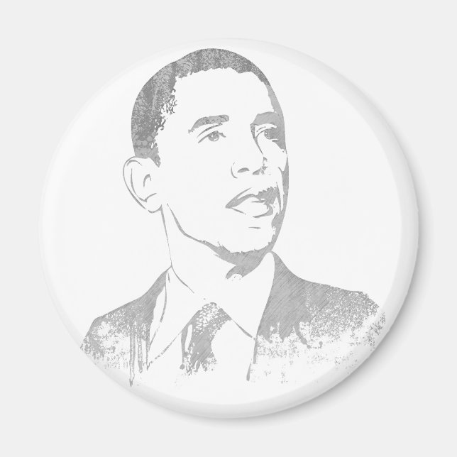 Imã Barack Obama, Afastado, Magnets (Frente)