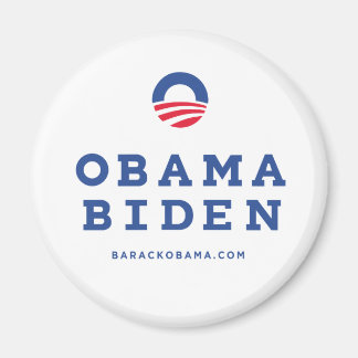 Imã Barack Obama Biden 2012 Com Logotipo "O"