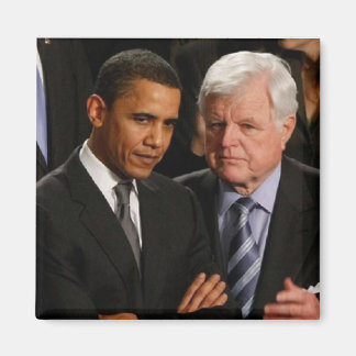 Imã Barack Obama e Ted Kennedy
