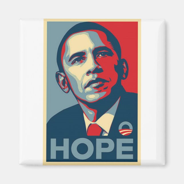 Imã Barack Obama Hope Poster (Frente)