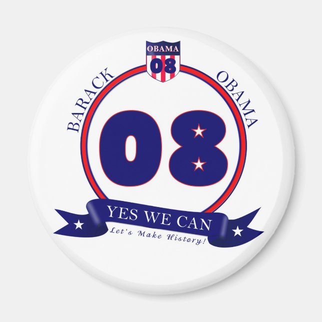 Imã Barack Obama Magnet (Frente)