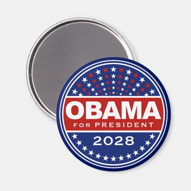 Imã Barack Obama Presidente 2028 (Front/Back)