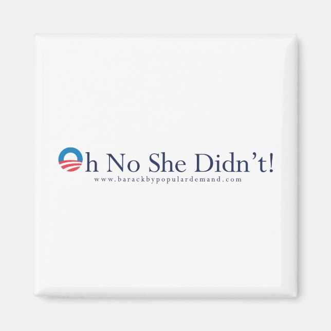 Imã Barack Obama Principal Magnet (Frente)