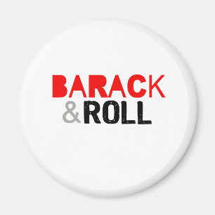 Imã Barack & t-shirt do rolo
