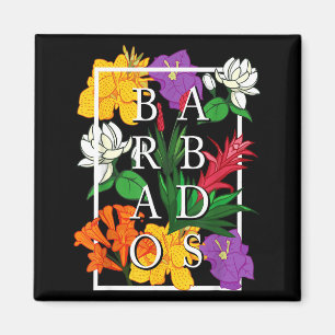 Imã Barbados Bajan Flor de Orgulho Floral
