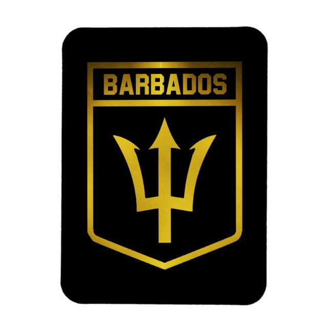 Ímã Barbados Emblem (Vertical)