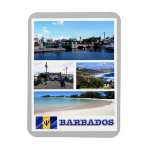 Ímã Barbados - Mosaico -