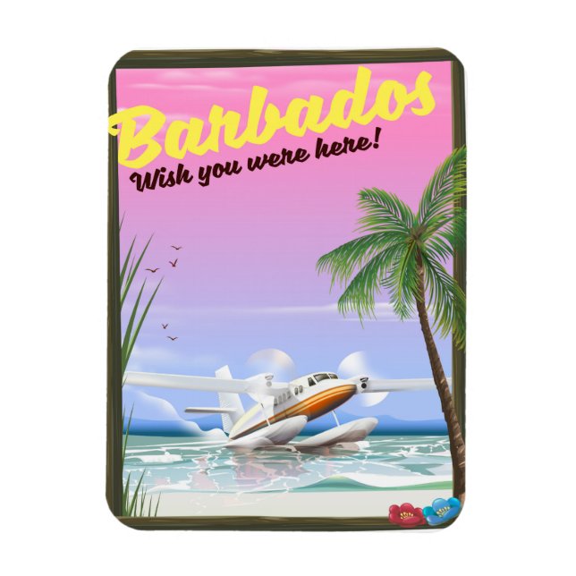 Ímã Barbados - quem dera você estivesse aqui! (Vertical)