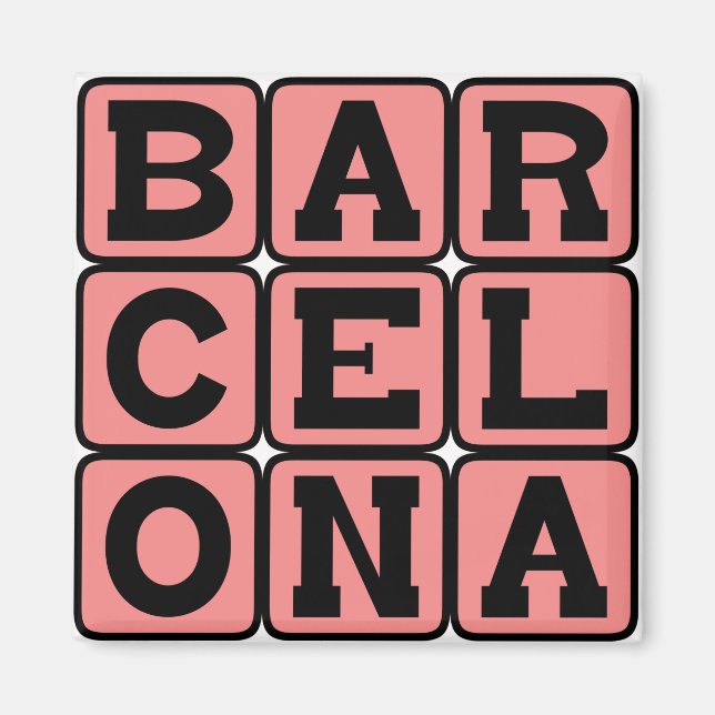 Imã Barcelona, Cidade na Espanha (Frente)