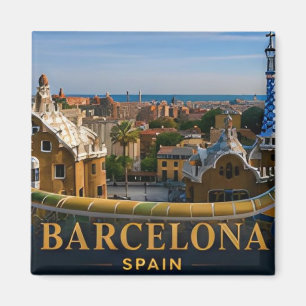 Imã Barcelona Espanha Destino Europeu Icônico de Viage
