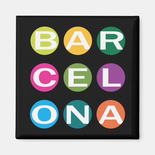Imã BARCELONA Magnet (Frente)