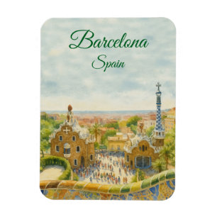 Ímã Barcelona Park Guell