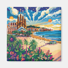 Imã Barcelona, Park Guell, Sagrada Familia, Souvenir