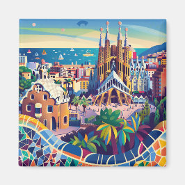 Imã Barcelona, Park Guell, Sagrada Familia, Souvenir